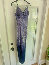 Evening Prom Ballroom Formal Dress Sz 1/2
