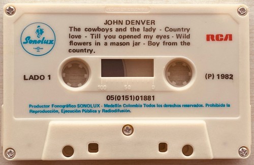 John Denver - Some Days Are Diamonds- Ultra Rare Original Cassette Tape Colombia - Picture 4 of 6