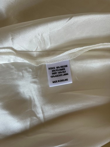 Wedding Dress - size 10 - ivory - silk skirt; Read full description! - Picture 8 of 8