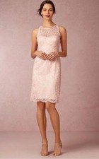NEW BHLDN Rose Quartz Lace Dress Size 18