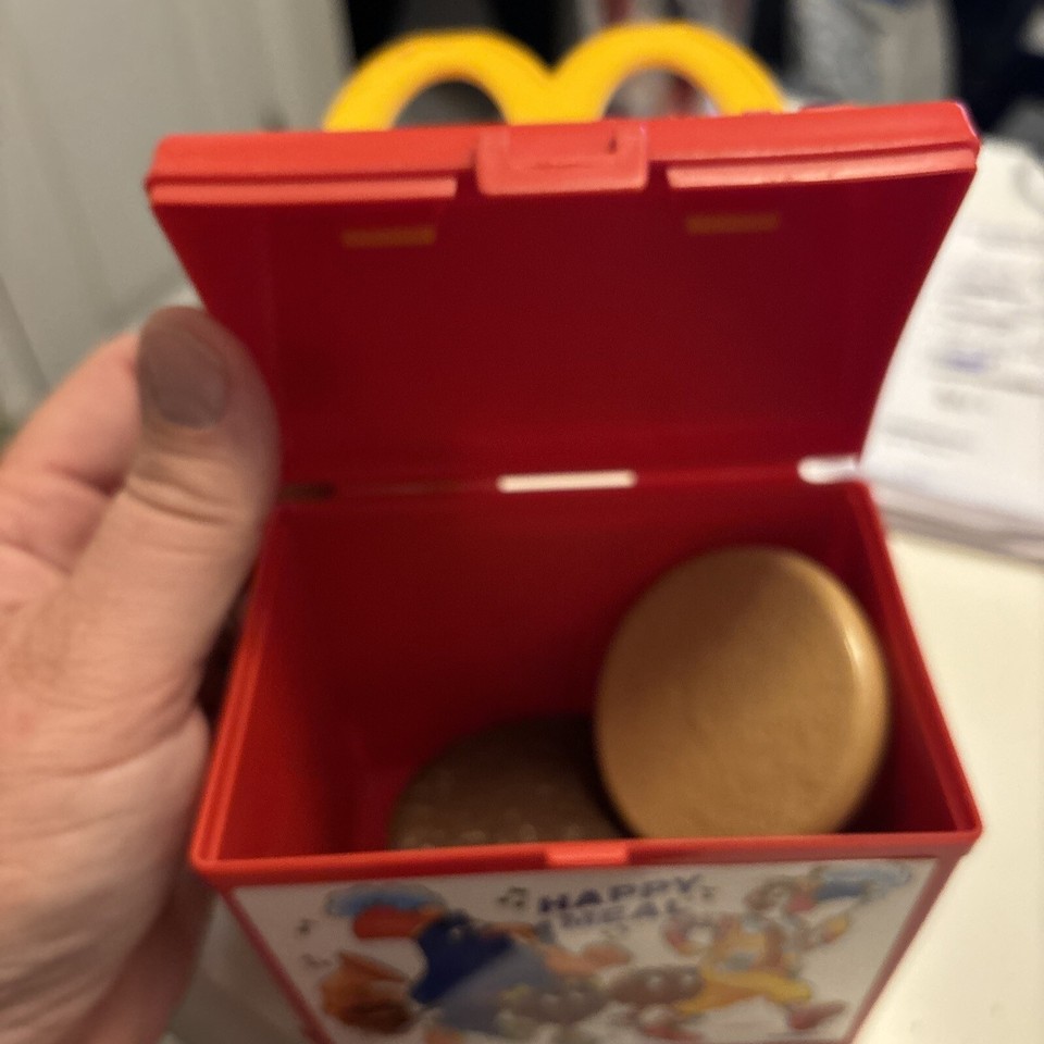 1989 McDonald's FisherPrice Happy Meal Lunch Box Flute ToyHamburger