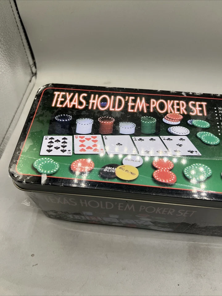 Professional Texas Hold'em Poker Set Brand New Sealed - Image 4 of 4