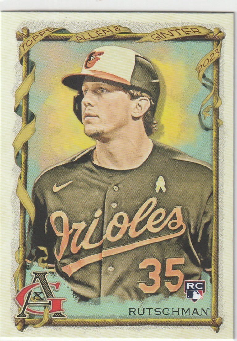 2023 Topps Allen and Ginter #68 Adley Rutschman (RC) Baltimore Orioles