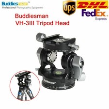 Buddiesman VH-3III 2 Way Pan/Tilt Head Panoramic Tripod Head Bird Watching Head