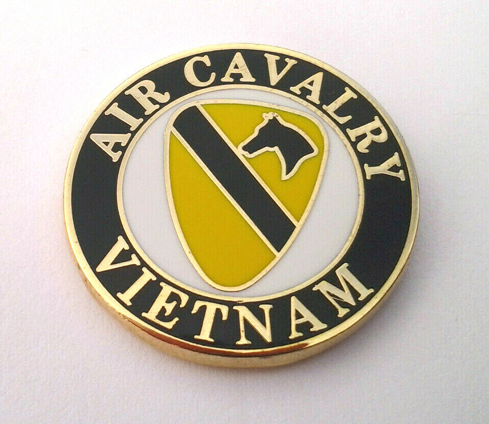 Confezione Di 50 1st Cavalleria Divisione 1965-1971 Vietnam Cappello Bavero Pin - Foto 2