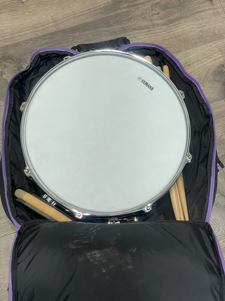 Yamaha Sk-285 Caja Tambor Soporte Almohadilla y Estuche Mochila Foto 2 de 4