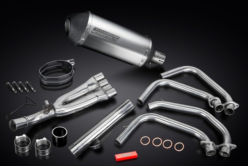 Honda CBR600 FS FT F3 S-T 95-96 Complete Exhaust 4-1 10" X-Oval Titanium Muffler - Picture 6 of 6