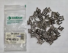 Assortment of Cabur DIN Block Hardware Preassembled Jumpers Cross Connections