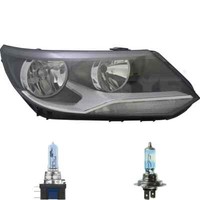 Scheinwerfer Links H7/H15 Mit Tagfahrlicht FüR VW Tiguan 5N_ Inkl. Osram Lampen