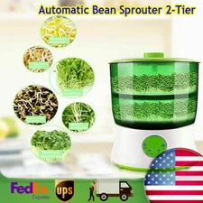 Automatic Bean Seed Sprouts Machine Bean Sprout Maker Double Layers 260x370MM
