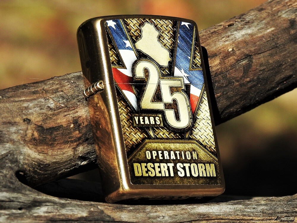 Zippo Lighter 25 Years Operation Desert Storm 25th Anniversary
