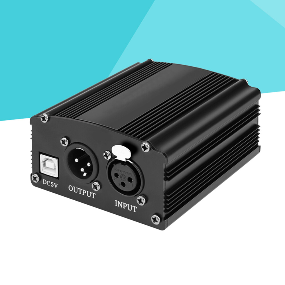 48V DC Power 5V USB Input Power LED Switch Power Power Condenser Mic