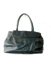 Etienne Aigner Vintage Black Leather Bag Purse Handbag Satchel