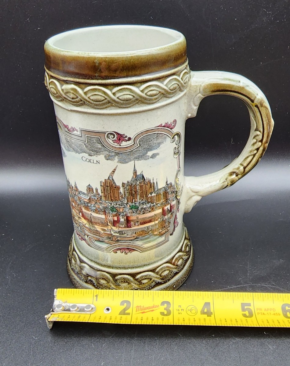 Vintage Staffel Stoneware Made in West Germany Beerstein Colonia 