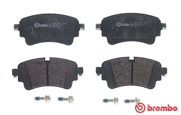 Conjunto de pastilhas de freio traseiras Brembo compatível com Audi A4 2015- A5 2016- Q5 2016- Q7 2015- - Imagem 3 de 4