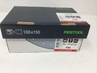 Festool 497137 Delta/7  P80 Grit 50 PK