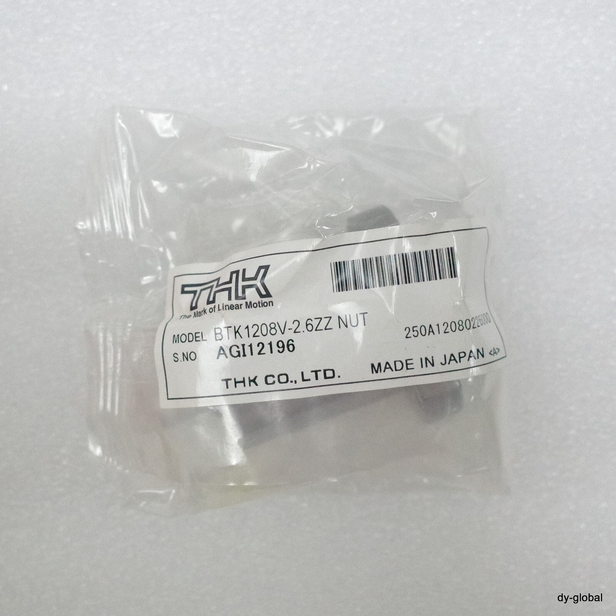 THK NIB BTK1208V-2.6ZZ NUT NoPreload Rolled Ball Screw Nut BSC-N