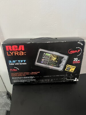 RCA Lyra 3.5'' Color LCD Screen Audio Video MP3 Jukebox 20GB