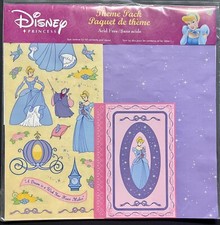 Disney Princess "Theme Park" 12x12 scrapbook kit Acid Free Purple and Pink