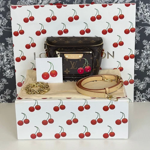 Louis Vuitton X Takashi Murakami 2025 Mini Bumbag Bum Bag Cherry M13449 LV x TM