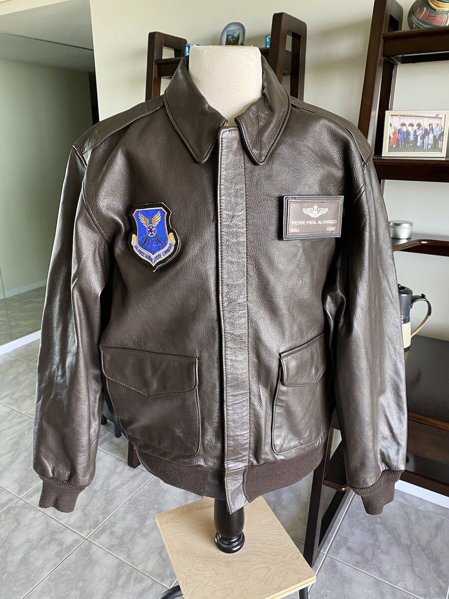 Avirex DSCP A-2 Brown Flight US Air Force Bomber Leather Avirex DSCP A-2 Brown Flight US Air Force Bomber Leather