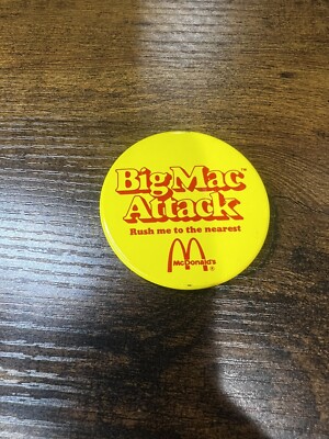 Vintage ''Big Mac Attack'' McDonald's Pin