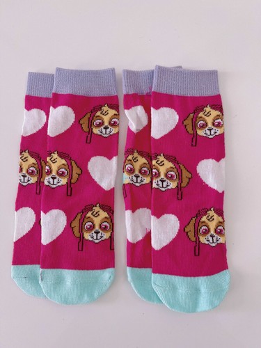 2 Pairs Girl Children Kids Cute Paw Patrol short Cotton shoes Socks 2-16 Years - Picture 24 of 26