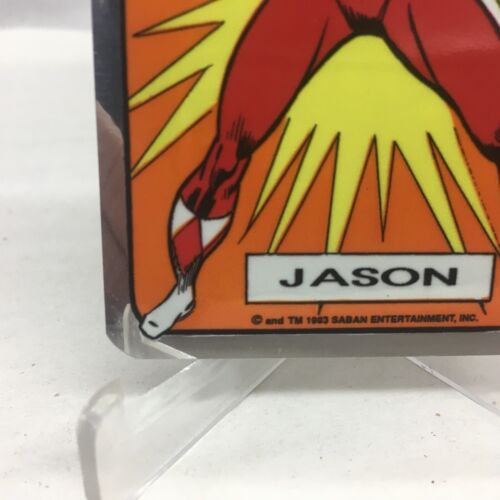 Vintage Sticker POWER RANGERS Foil Vending Machine Sticker JASON - Picture 5 of 6