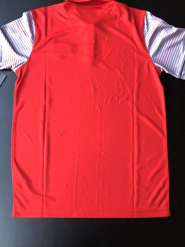 Nike Men's Dri-FIT Short Sleeve Golf Polo Shirt Tampa Bay Buccaneers. Red/ Md. - Picture 9 of 11