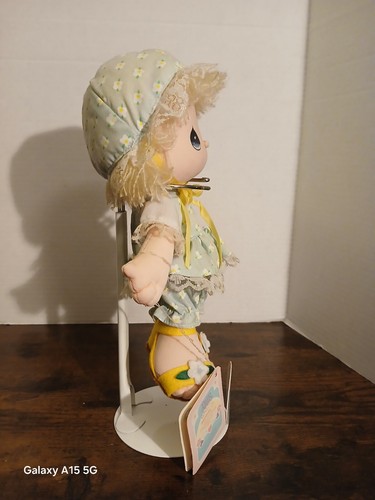 Vintage 1988 APPLAUSE Precious Moments 11"" Juni Puppe gekleidet für den Sommerstart - Bild 2 von 24