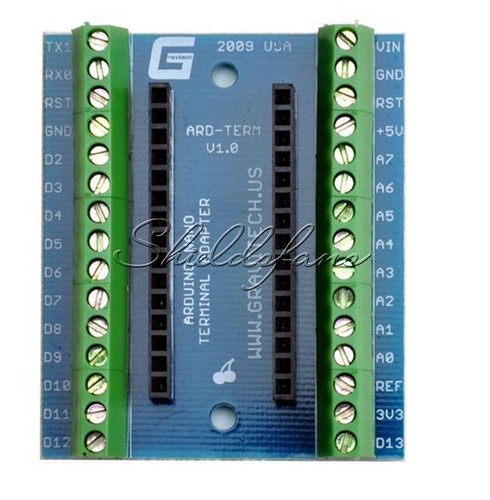 Nano Terminal Adapter for the Arduino Nano V3.0 AVR ATMEGA328P-AU Module Board - Picture 8 of 21