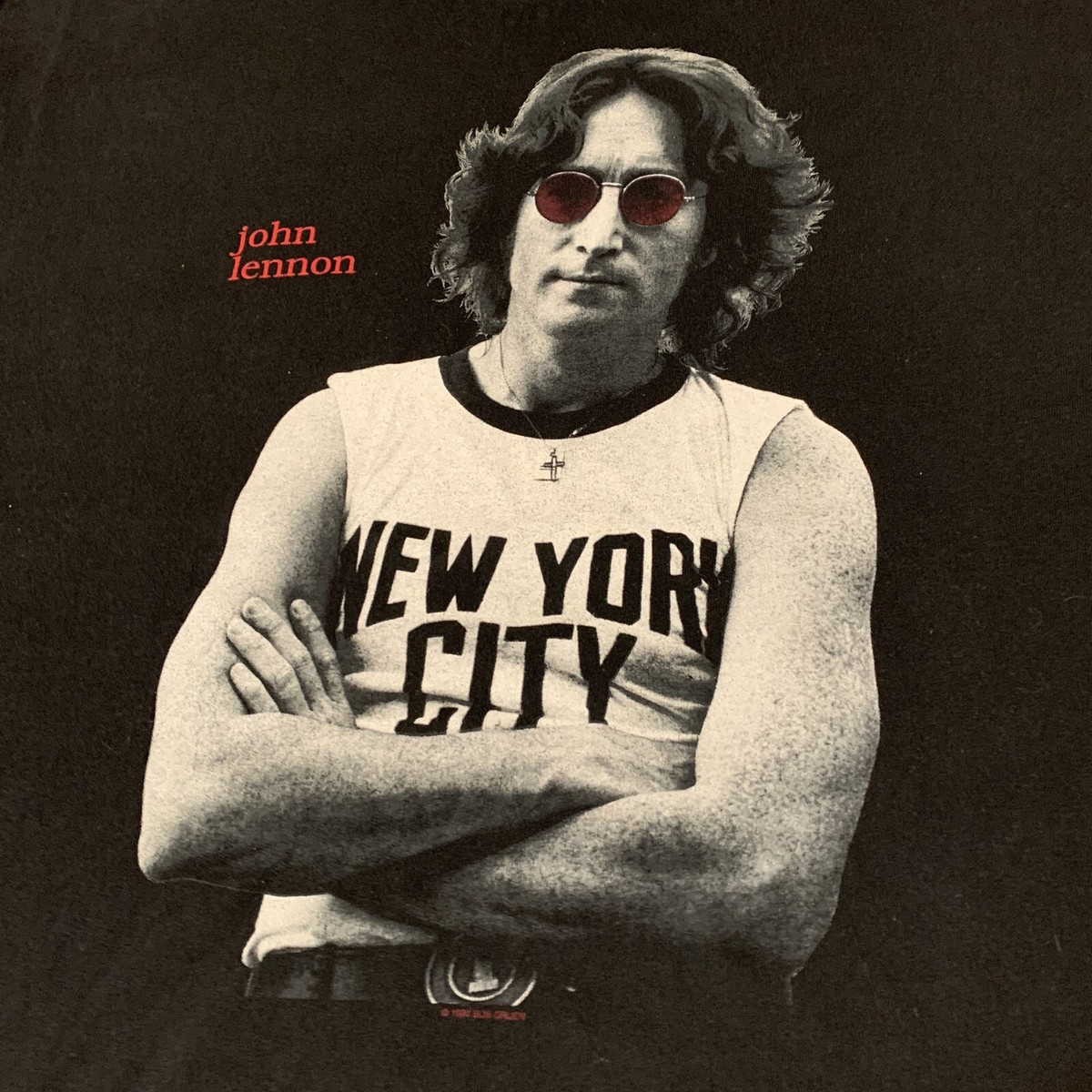 vintage john lennon t shirt size L 90s the beatles | eBay vintage john lennon t shirt size L 90s the beatles | eBay