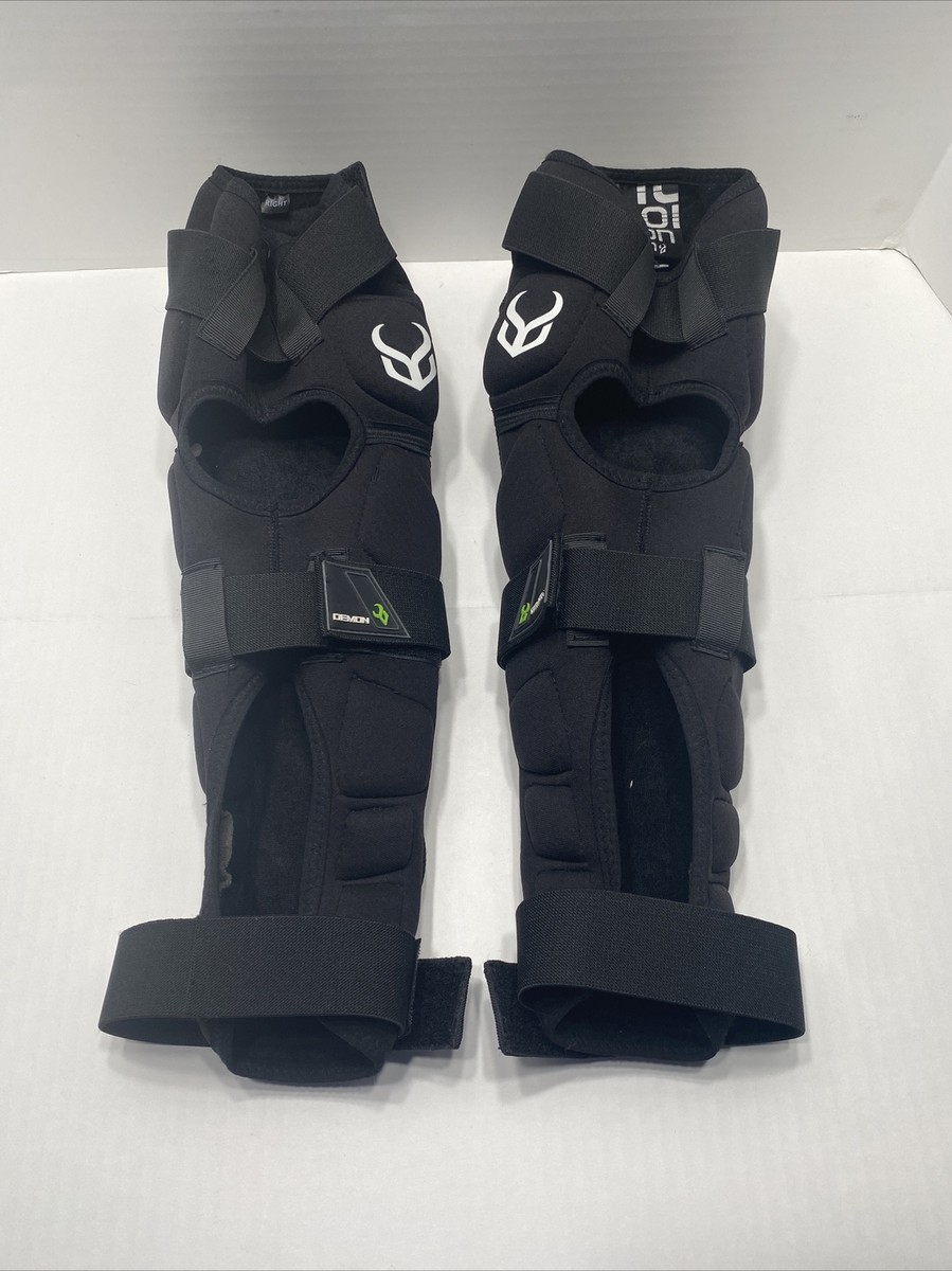 Demon Hyper Knee Shin X D30 Ski Snowboard Pads, Medium Black UK