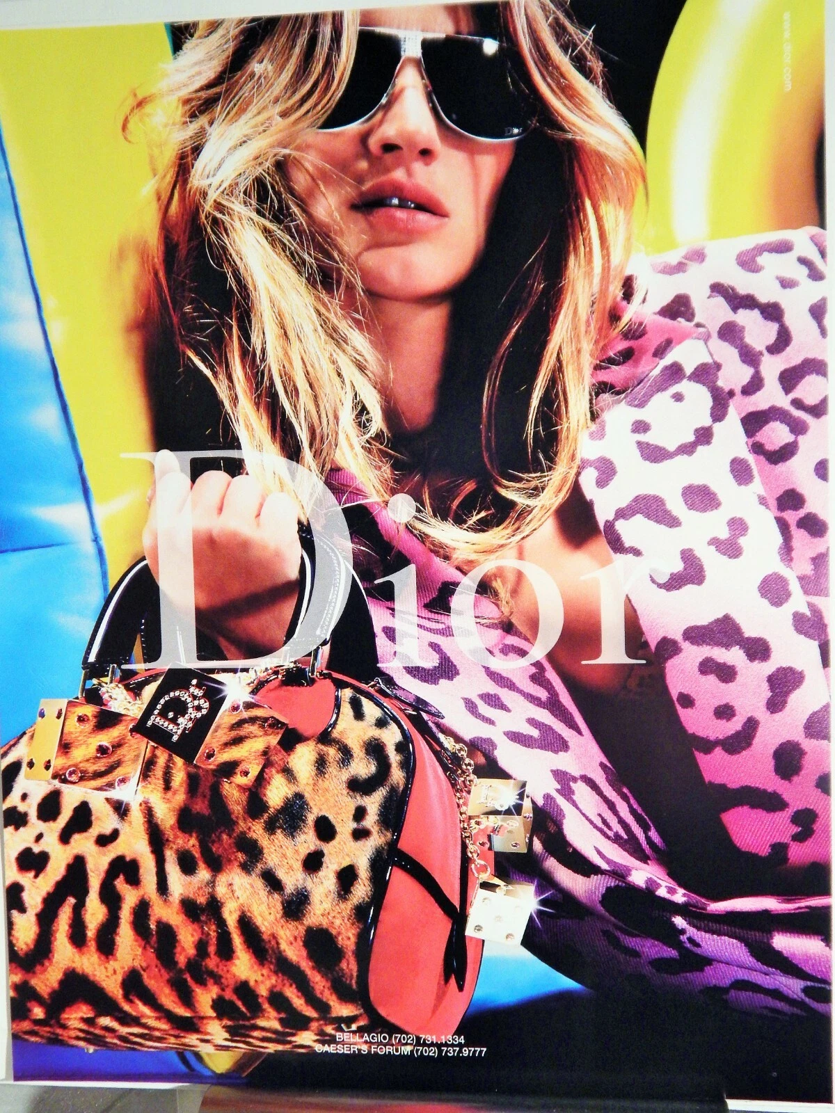 DIOR FASHIONS / SCOTT KAY BIJOUX LUXE LAS VEGAS ORIGINAL 2004 VINTAGE AD 