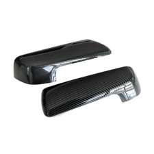 For 2019-26 Chevy Silverado& GMC Sierra 1500 Carbon Fiber Side Mirror Cover Trim