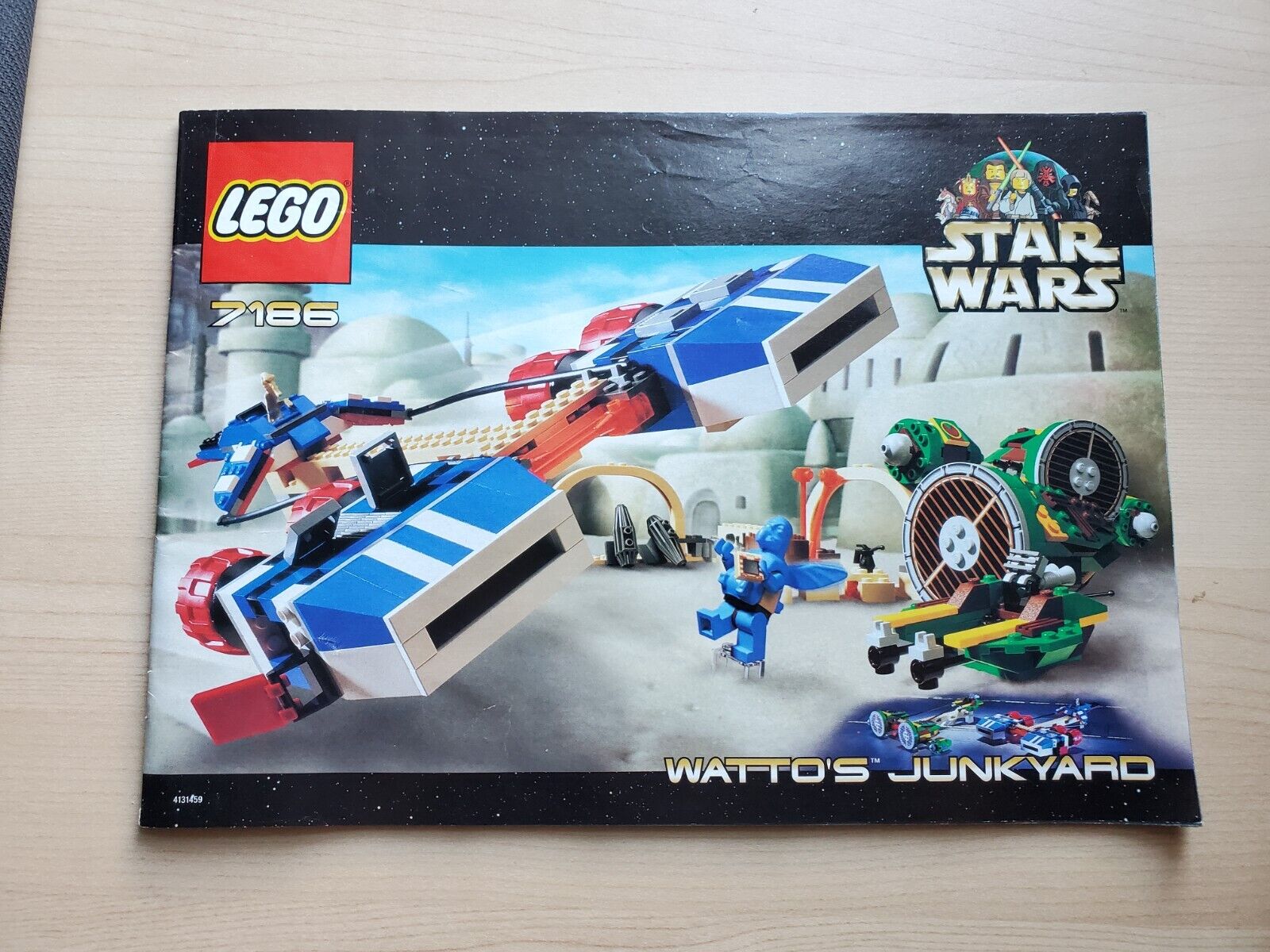 LEGO Star Wars 7186 Watto's Junkyard Manual Only