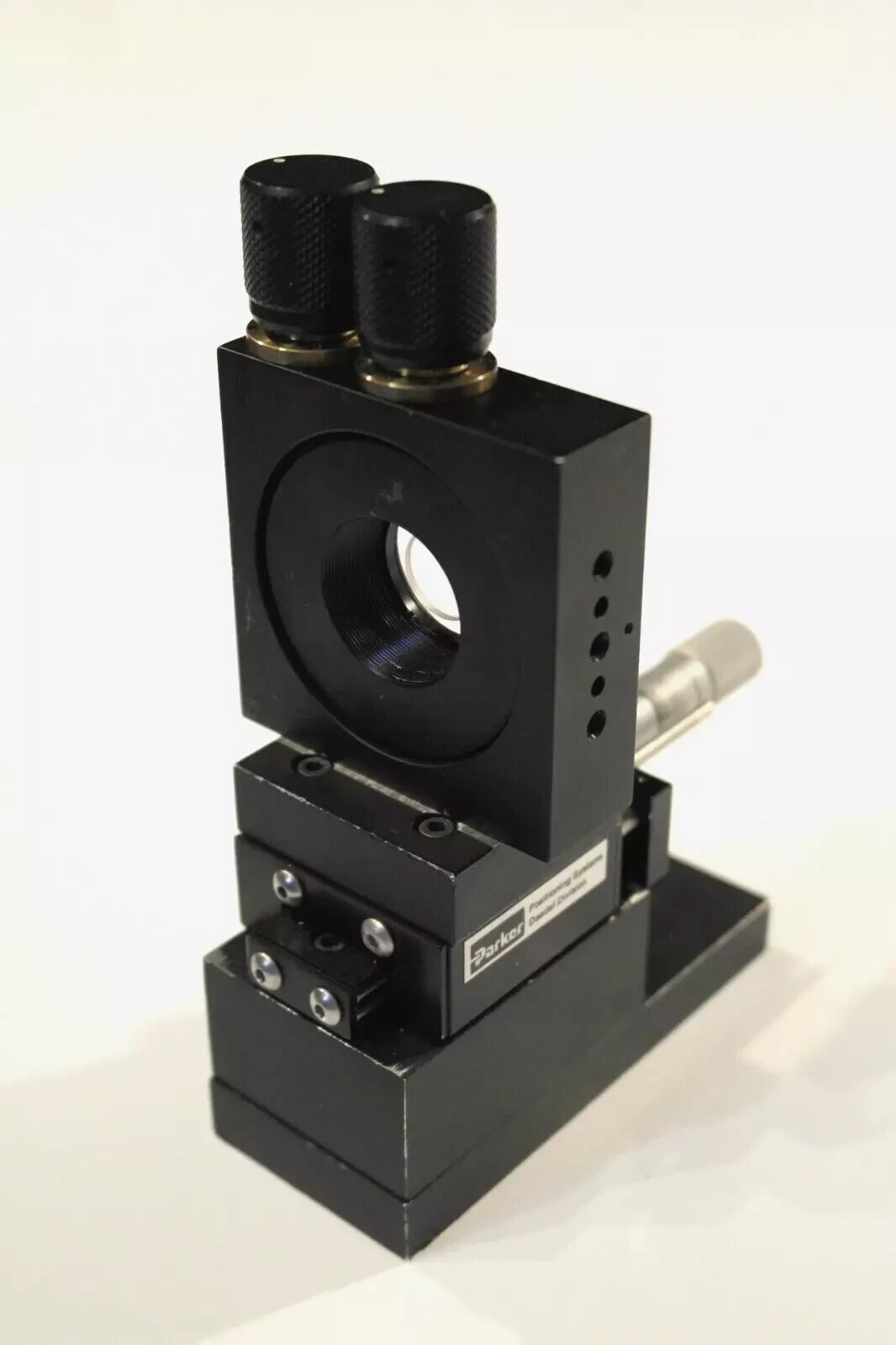 PARKER DAEDAL manual BB positioning slide and gimbal stage metric micrometer