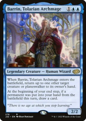 Barrin, Tolarian Archmage MTG Jumpstart 2022 Rare NM x1 - Magic Card