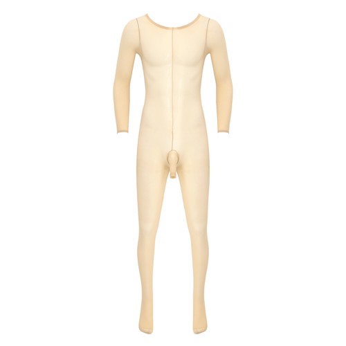 Sexy Ganzkörper Strumpfhose für Männer Full Body Transparente mit Penis Hülle - Bild 28 von 112