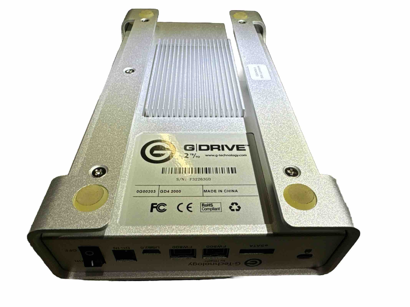 GTechnology GDrive 2TB USB 3.0 GD4 2000 External Drive eBay