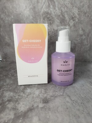 NEW in Box Maelys GET-CHEEKY Enriched Cellulite Oil NIB 