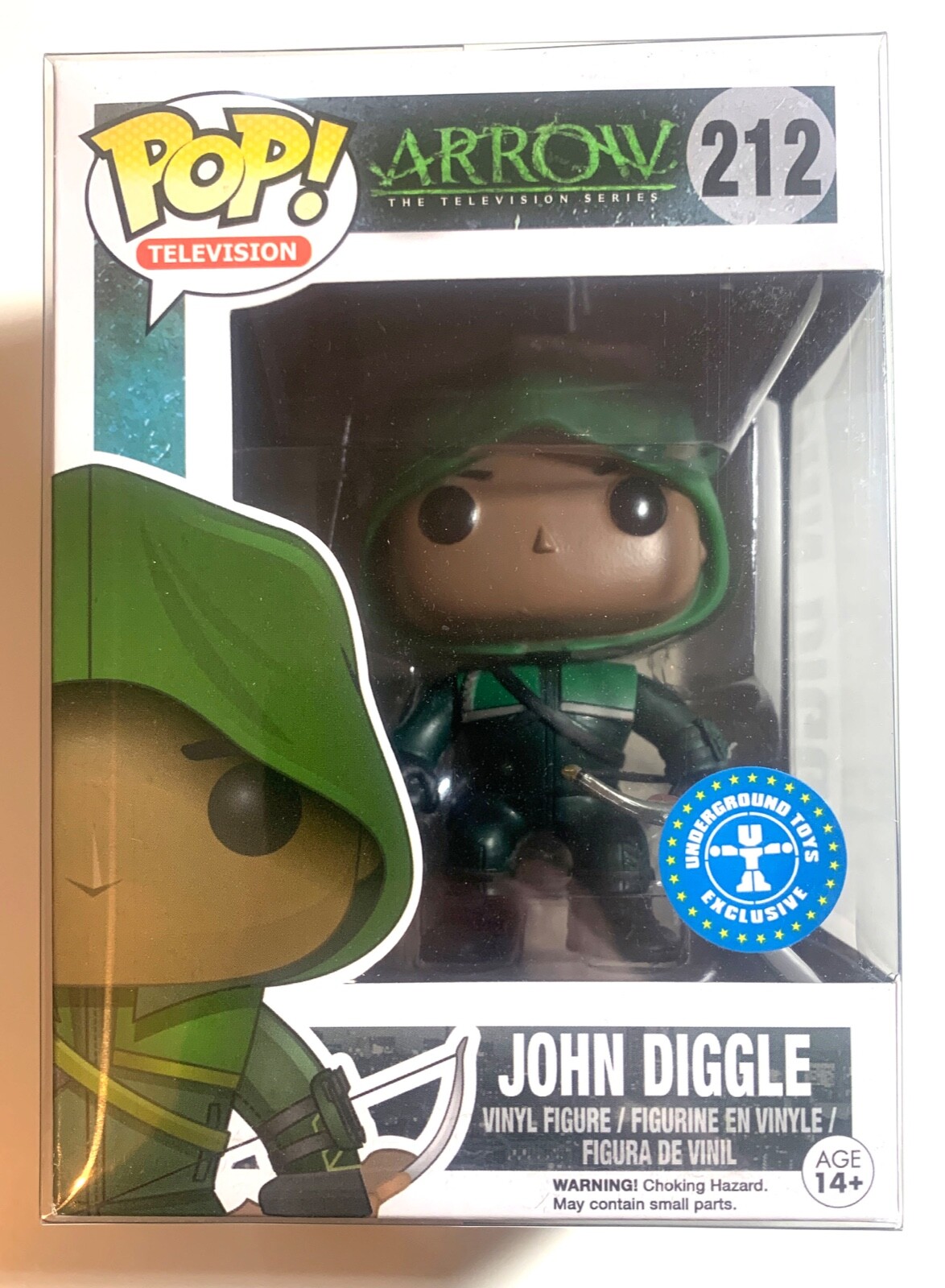 Pop Funko Arrow John Diggle Underground Toys Exclusivo 212 Bóveda Raro