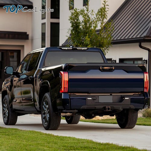 Luces traseras LED de lente roja VLAND para Toyota Tundra 2022-2024 con animación de puesta en marcha - Imagen 8 de 11