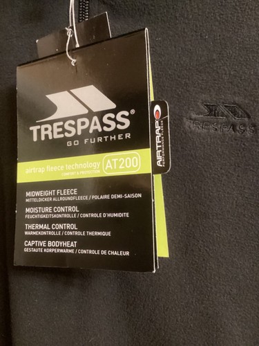 Trespass Ladies, Size XXL Micro Black Fleece, New With Tags/Labels - Picture 2 of 7