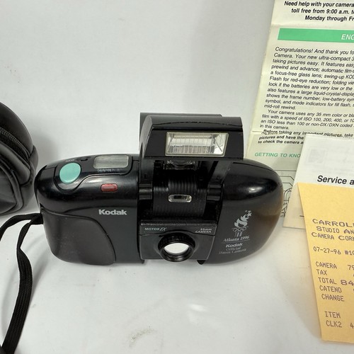 Kodak Cameo Motor EX 35mm Camera Bundle With Manual & Case Tested Working Great - Picture 5 of 20