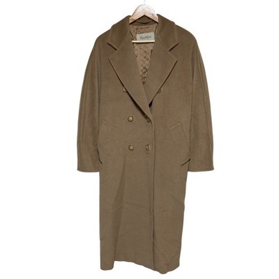 24AW Max Mara MADAME Icon Coat 101801 40 Camel Beige Women USED