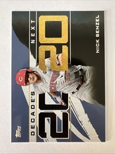 2020 Topps Series 1 #DN-15 NICK SENZEL Decade's Next Insert BLUE Parallel