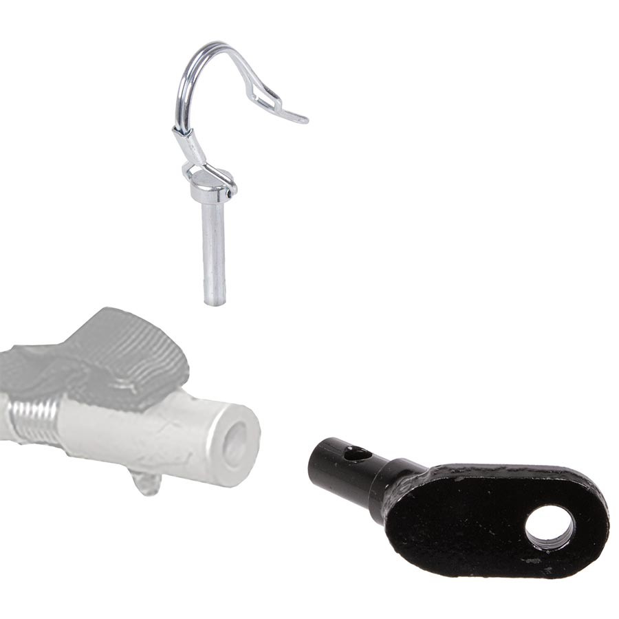 M-Wave Quick Release Hitch - Locking Pin for Bike Trailers - Easy Secure 4490₽