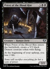 [MTG] Priest of the Blood Rite (0179) (CMM) LP-HP