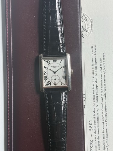 Patek Philippe Gondolo 35MM Silver Dial Leather Strap (5014/000W)